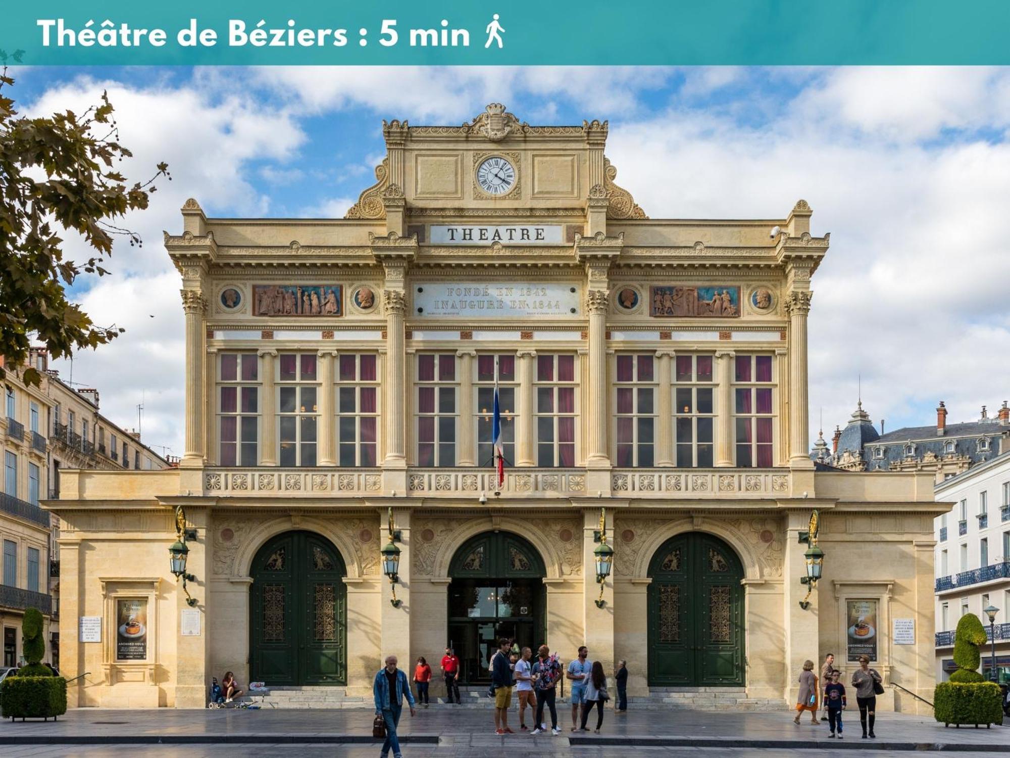 Charmant Studio Climatise 'Alma 1' - Beziers Centre - Wifi Fibre - Netflix Διαμέρισμα Εξωτερικό φωτογραφία